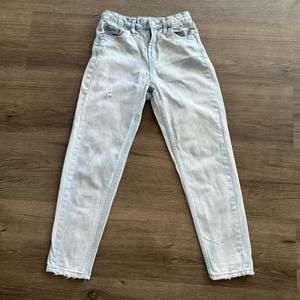 Wild Fable Women’s Size 00 Light Blue High Rise Mom Jeans